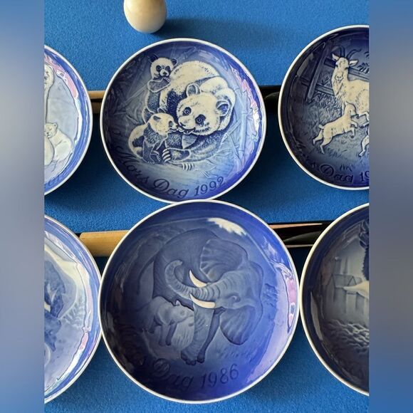 Bing & Grondahl 12 various years Mother's Day Mors Dag  6" wall hanging Plate - Picture 5 of 10